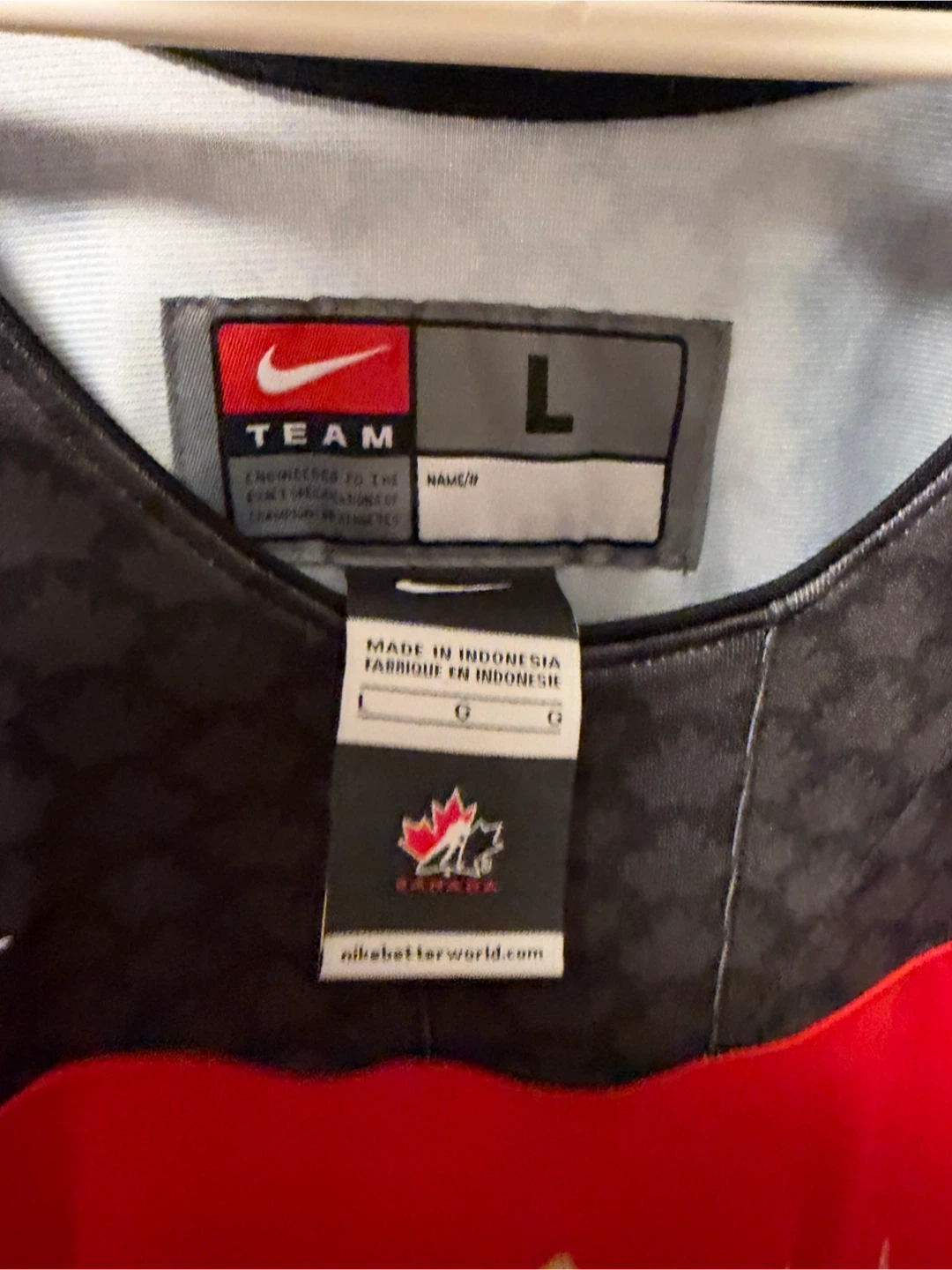 Nike Canada Hockey Jersey Red - photo 2