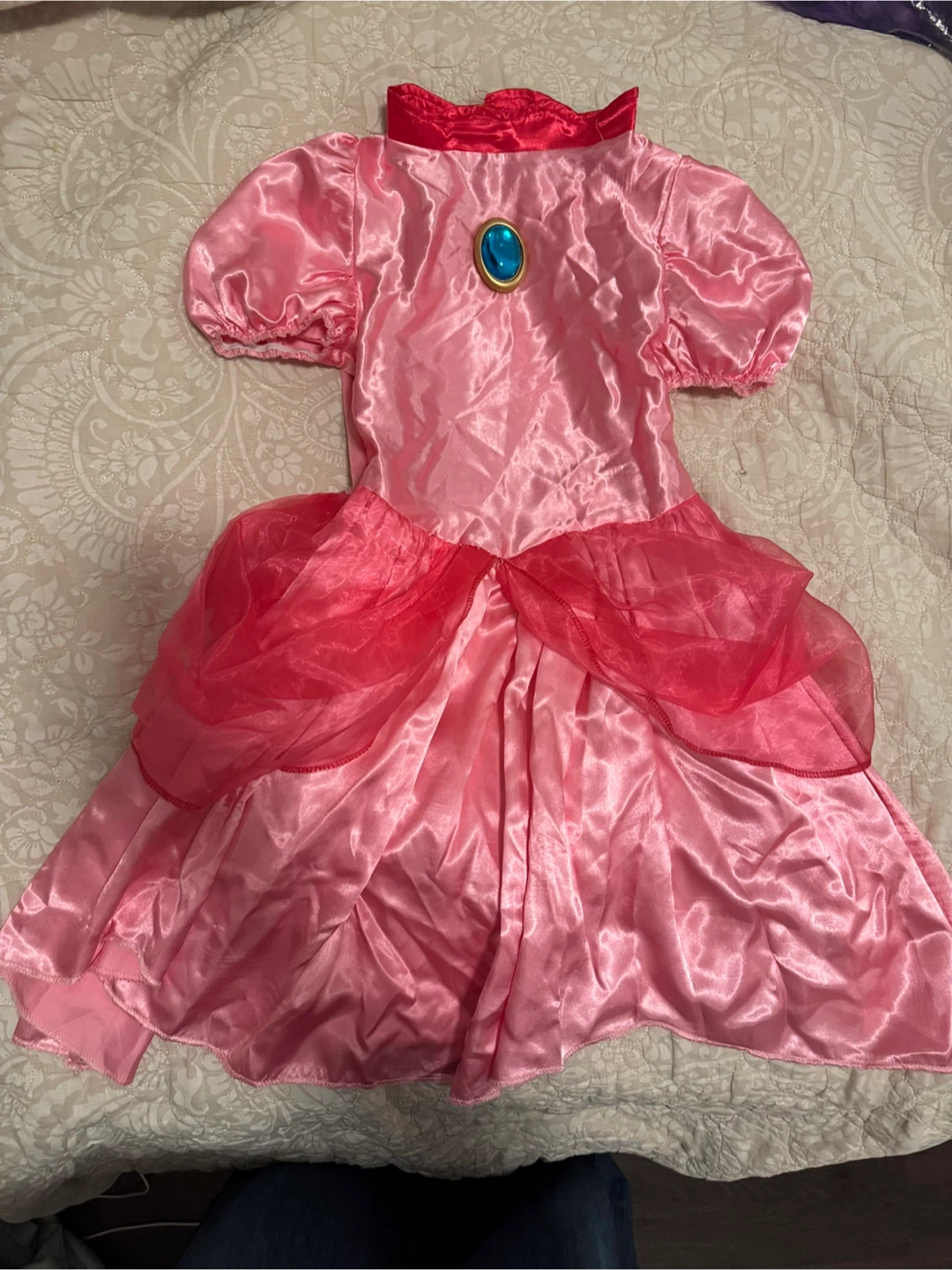 Super Mario Princess Peach Costume Size S/P 4-6X