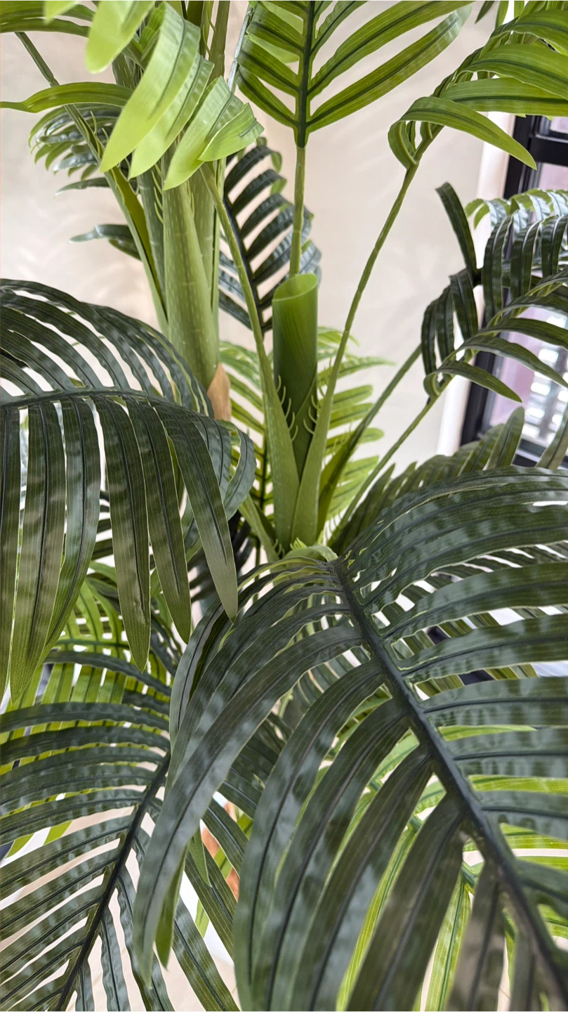 Artificial Palm Tree with White Pot - photo 3