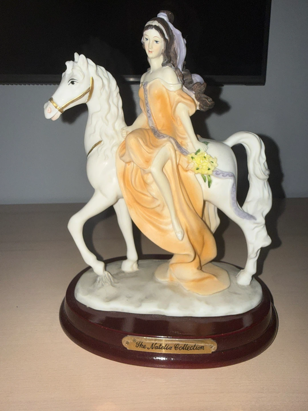 The Natelia Collection Horse and Lady Figurine
