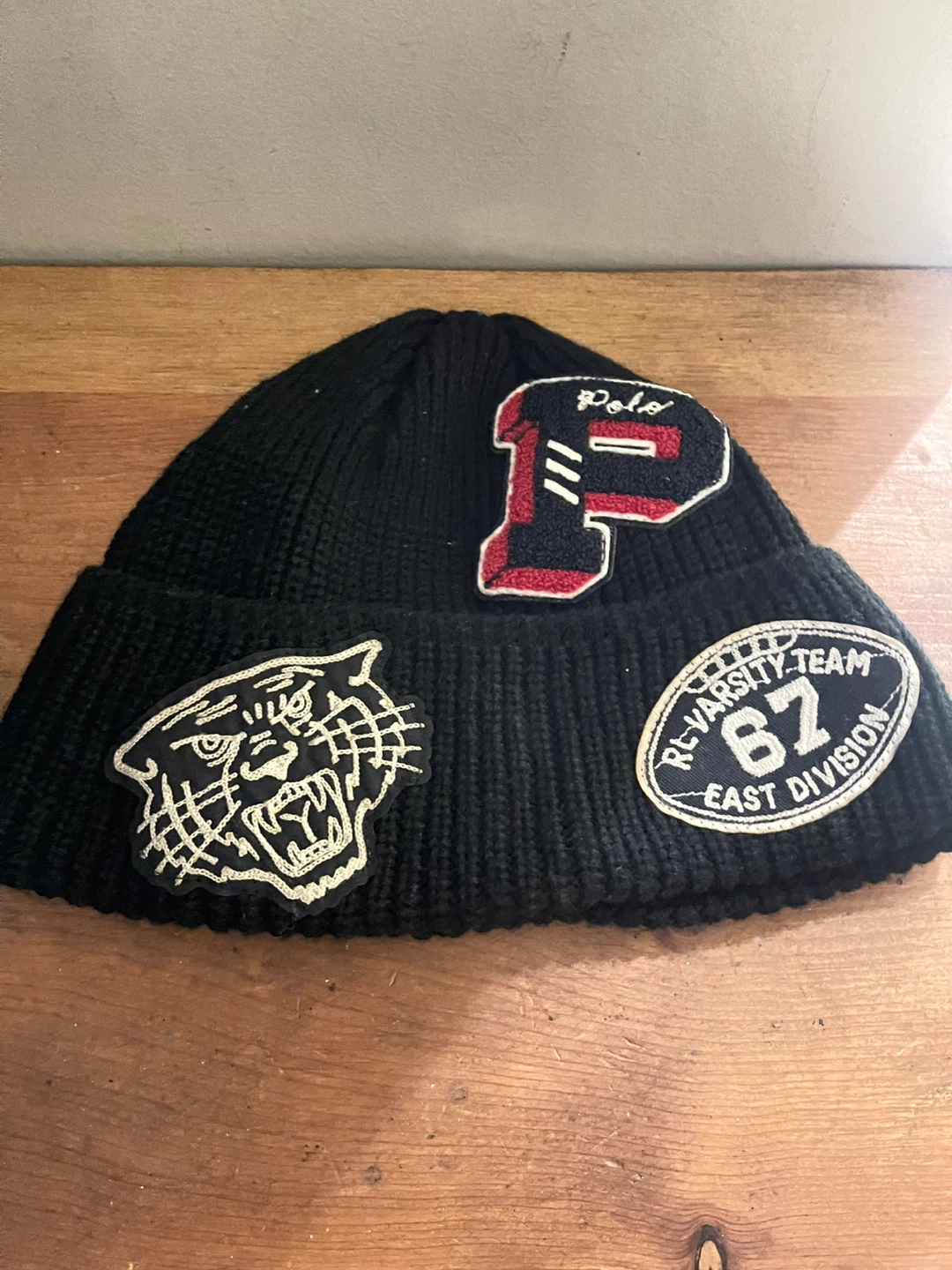Polo Ralph Lauren Varsity Patch Beanie