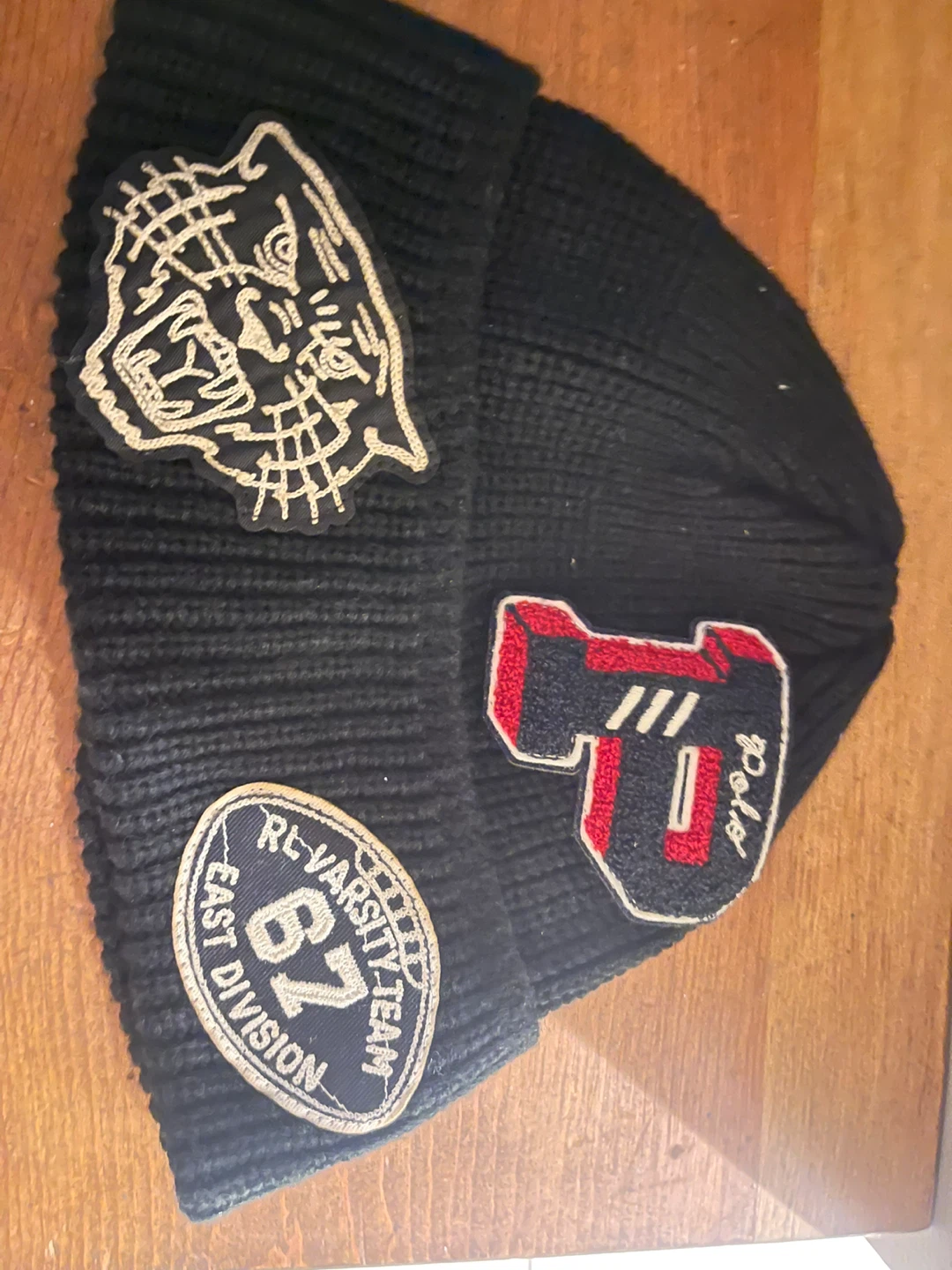 Polo Ralph Lauren Varsity Patch Beanie - photo 3