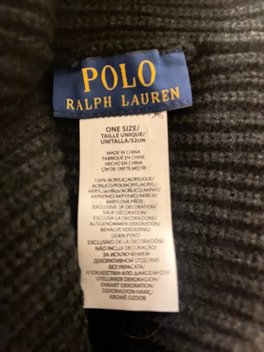 Polo Ralph Lauren Varsity Patch Beanie - photo 4