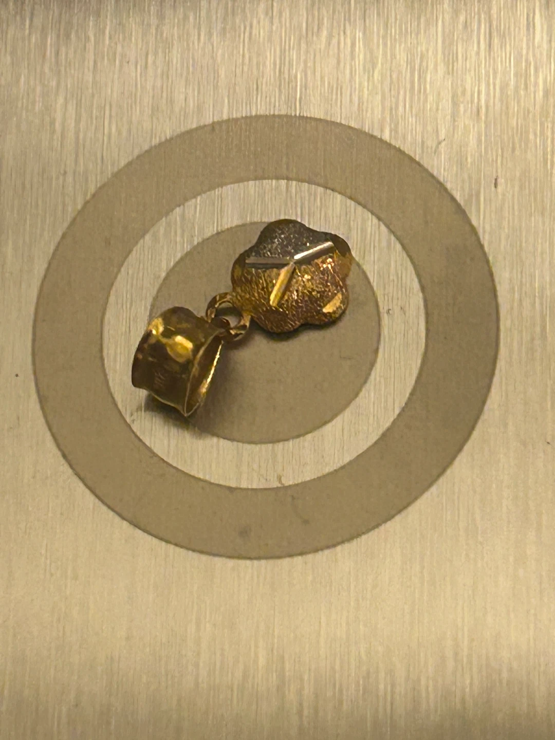 21K Yellow Gold Pendant - photo 2