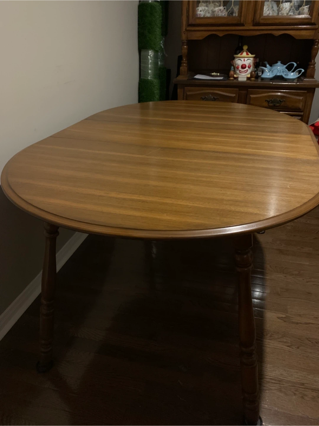 Solid wood extendable dining table - photo 2