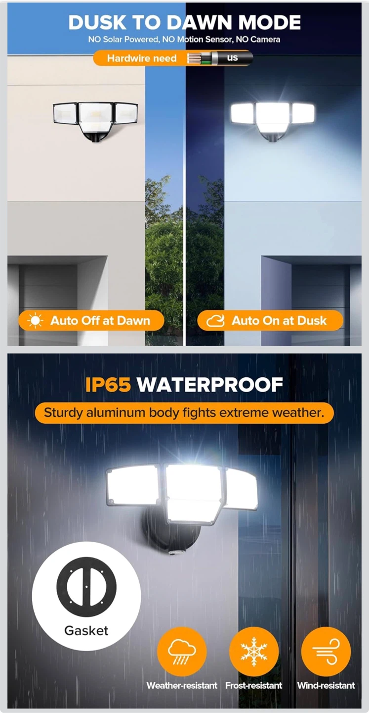 NEW - LUTEC 80W LED Outdoor Flood Light - photo 2