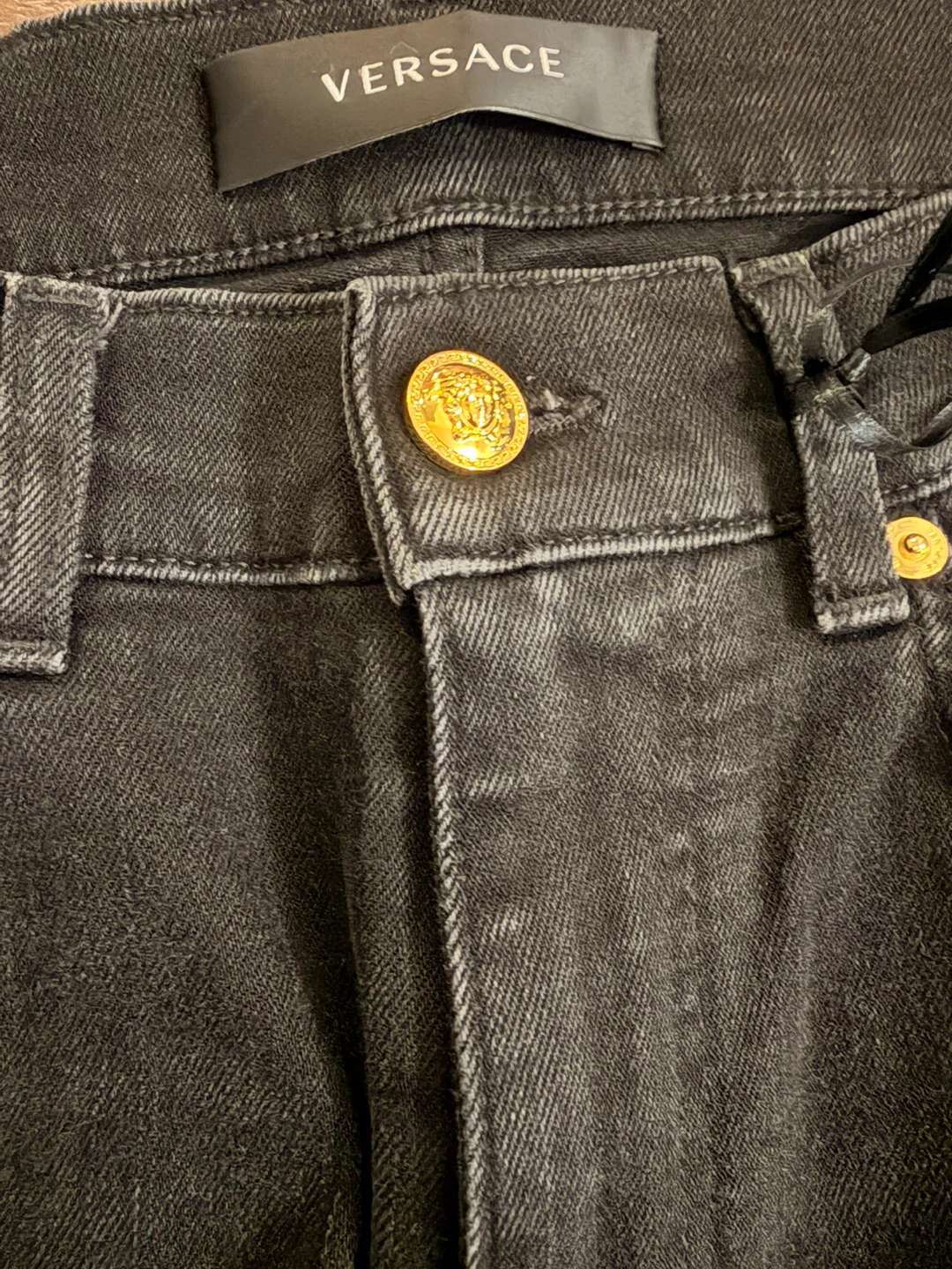 Versace Black Jeans Size 32 - photo 3