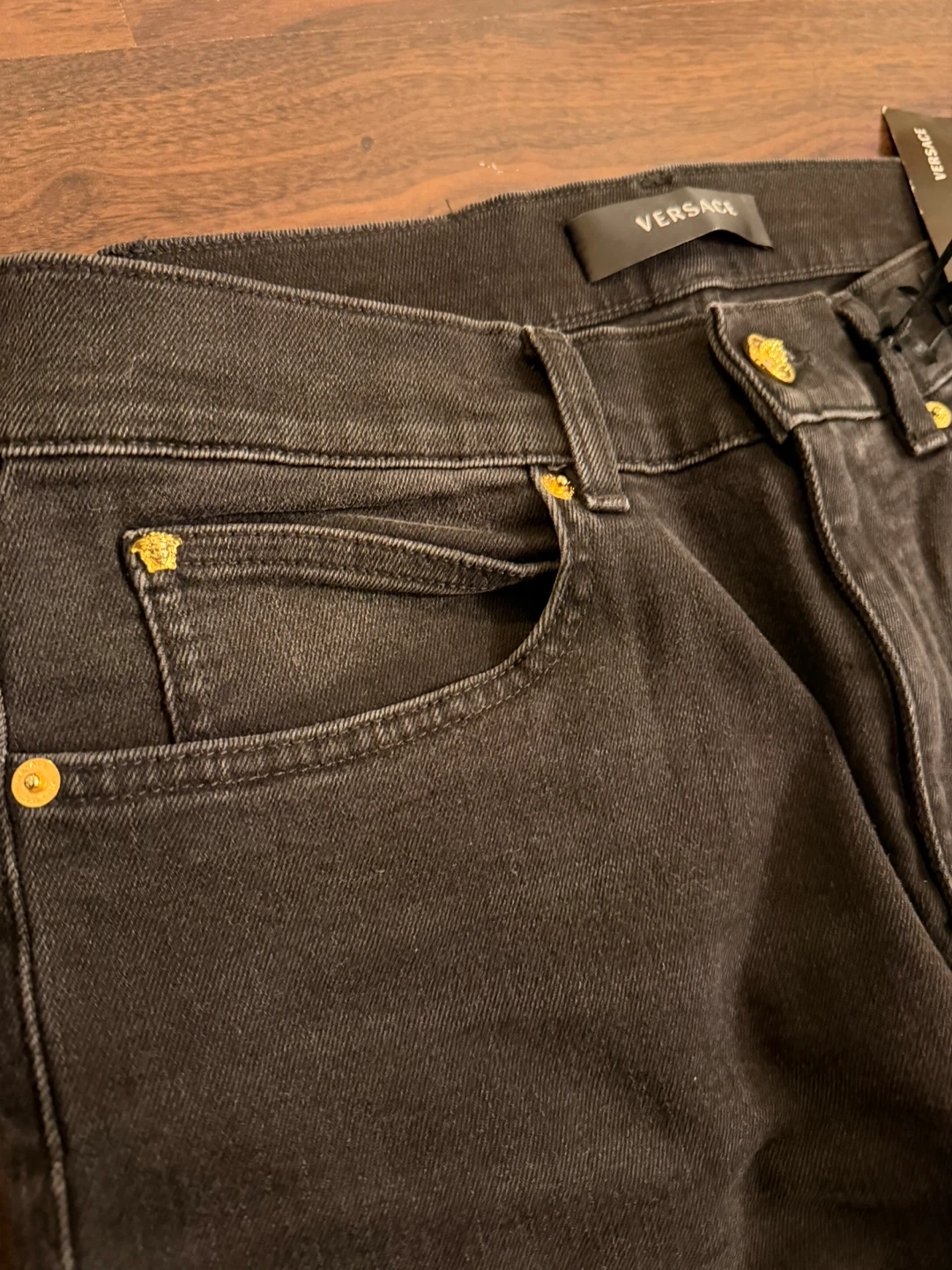 Versace Black Jeans Size 32 - photo 4