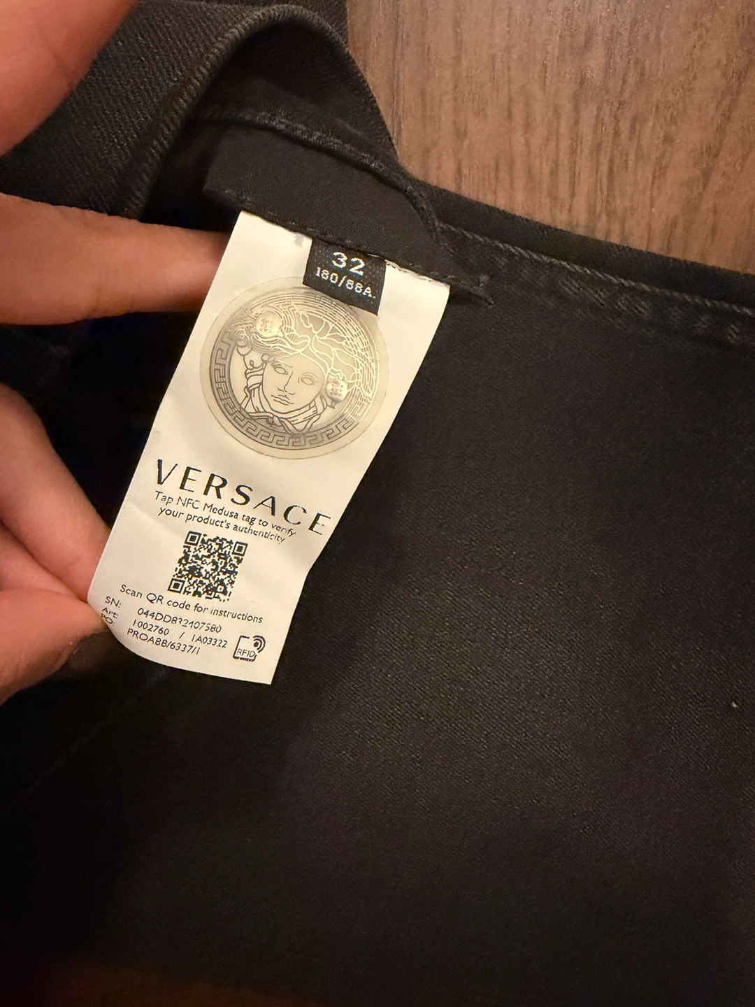 Versace Black Jeans Size 32 - photo 5