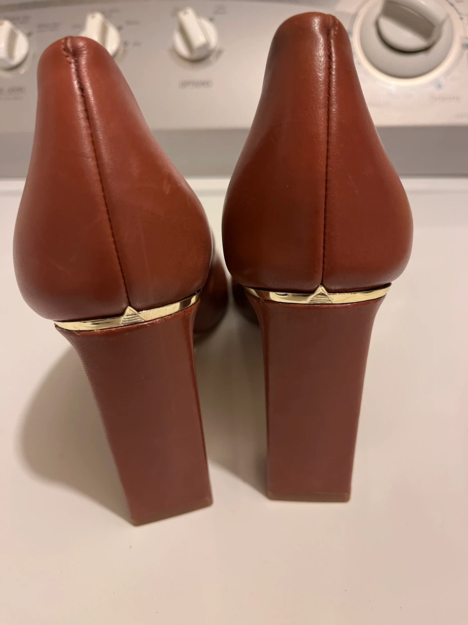 ALDO Brown Block Heel Pumps - photo 2