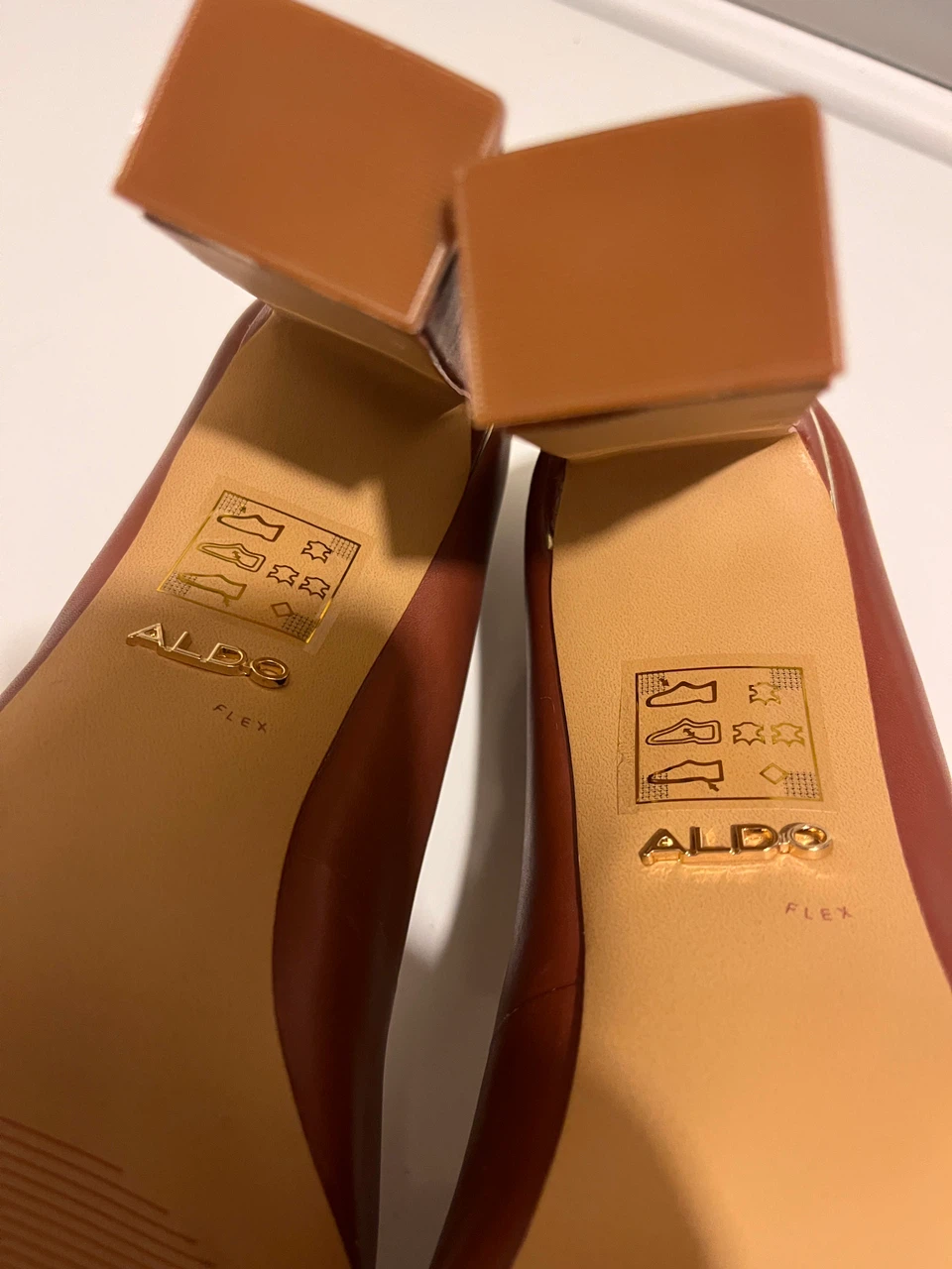 ALDO Brown Block Heel Pumps - photo 3