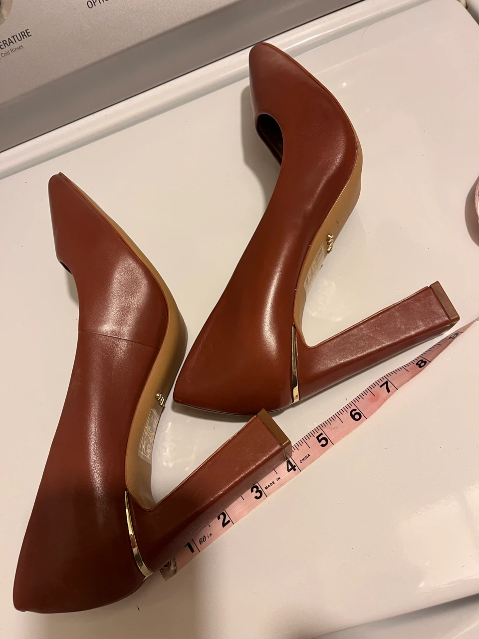ALDO Brown Block Heel Pumps - photo 4