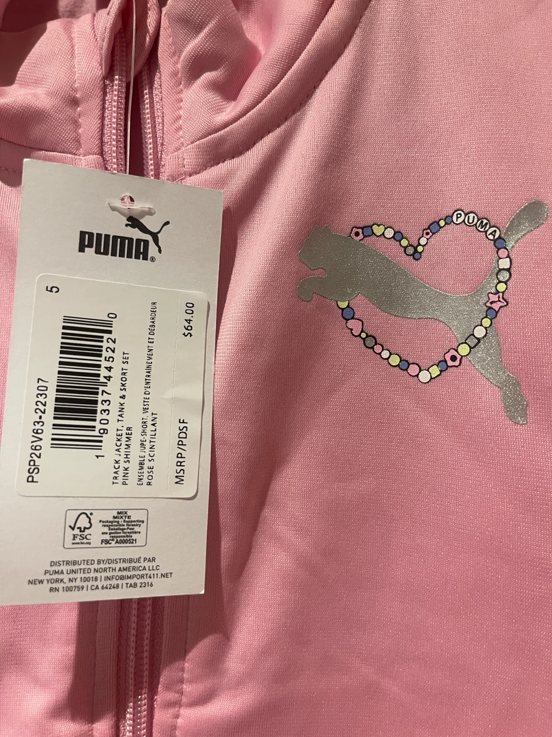 Puma girl’s Track Jacket, Tank & Skort Set - photo 4