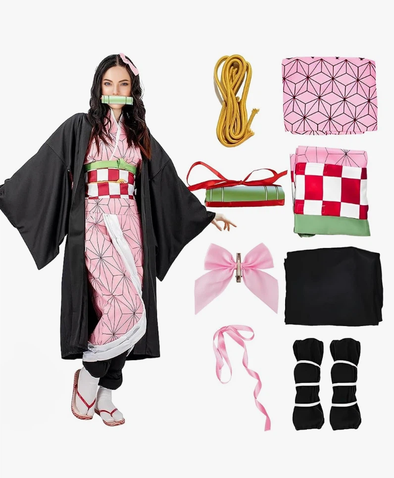 Nezuko Kamado Cosplay Costume - photo 2