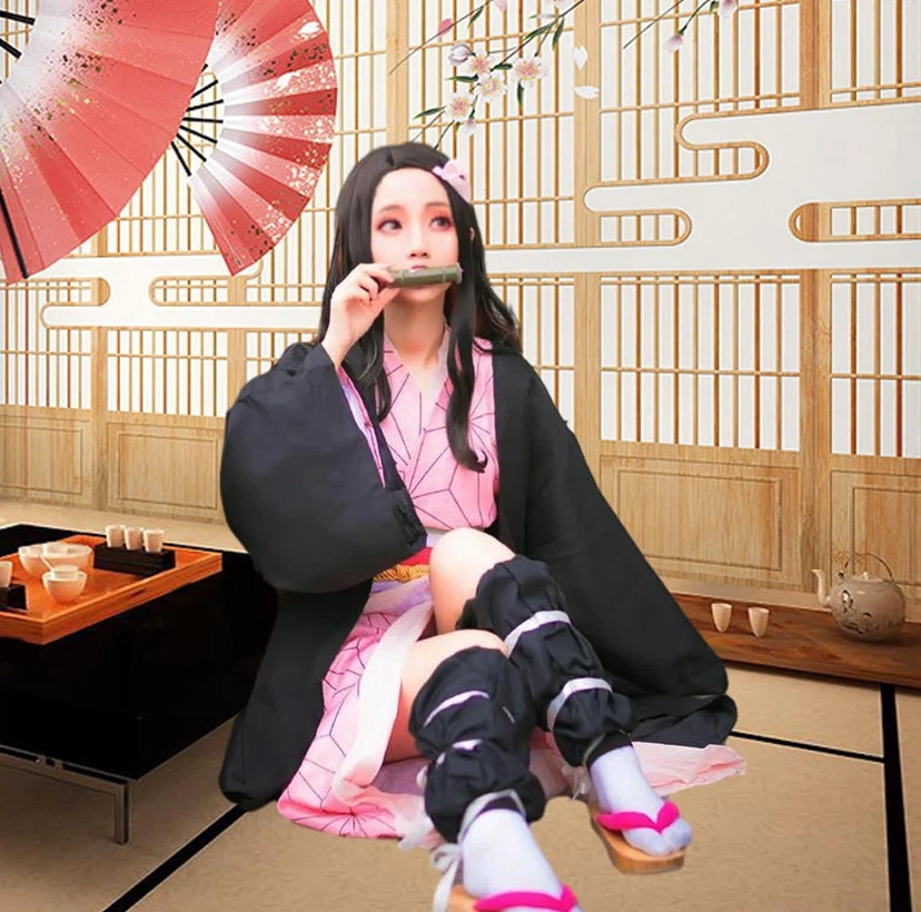 Nezuko Kamado Cosplay Costume - photo 4