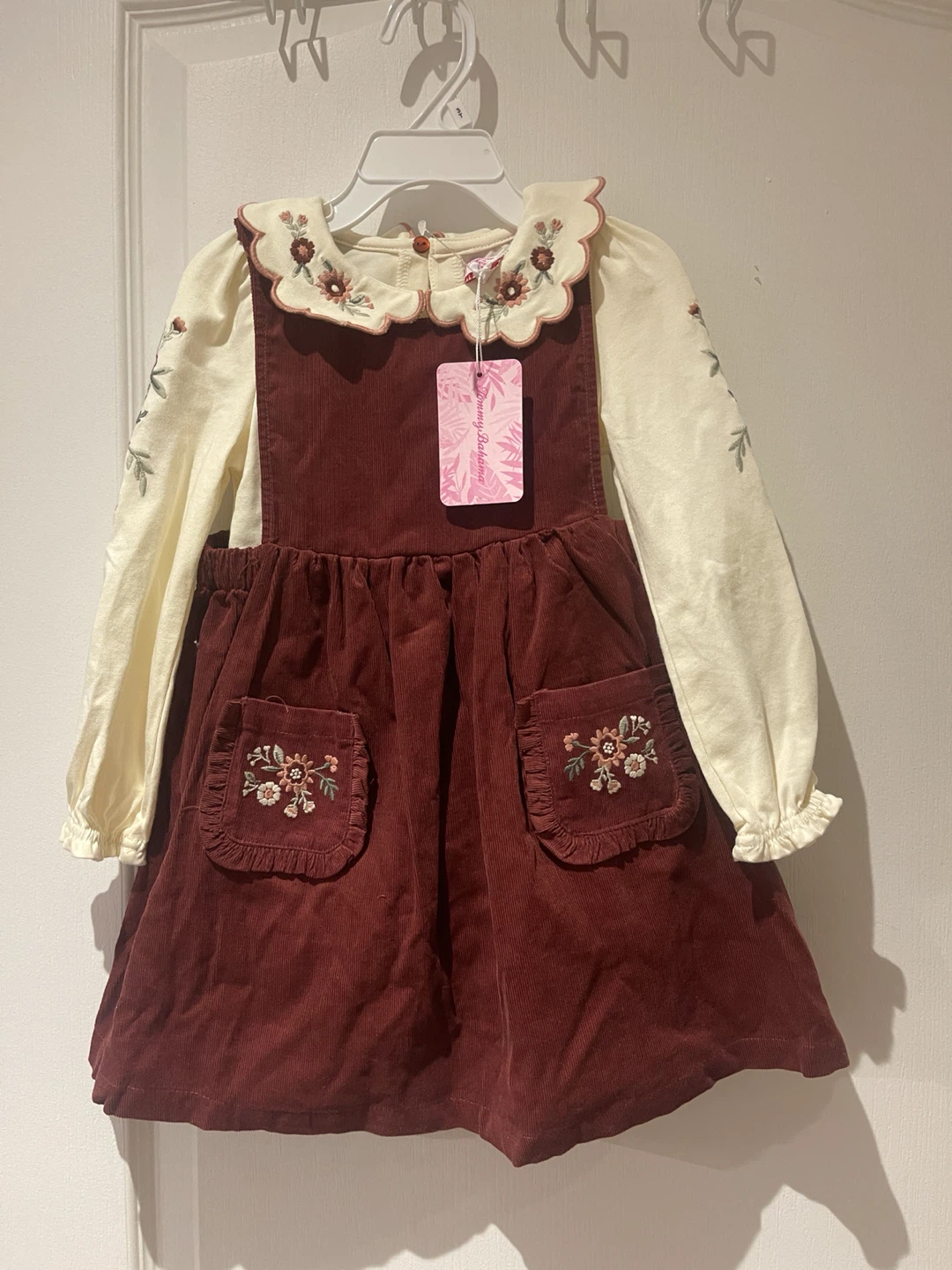 toddler girl's  jumper dress