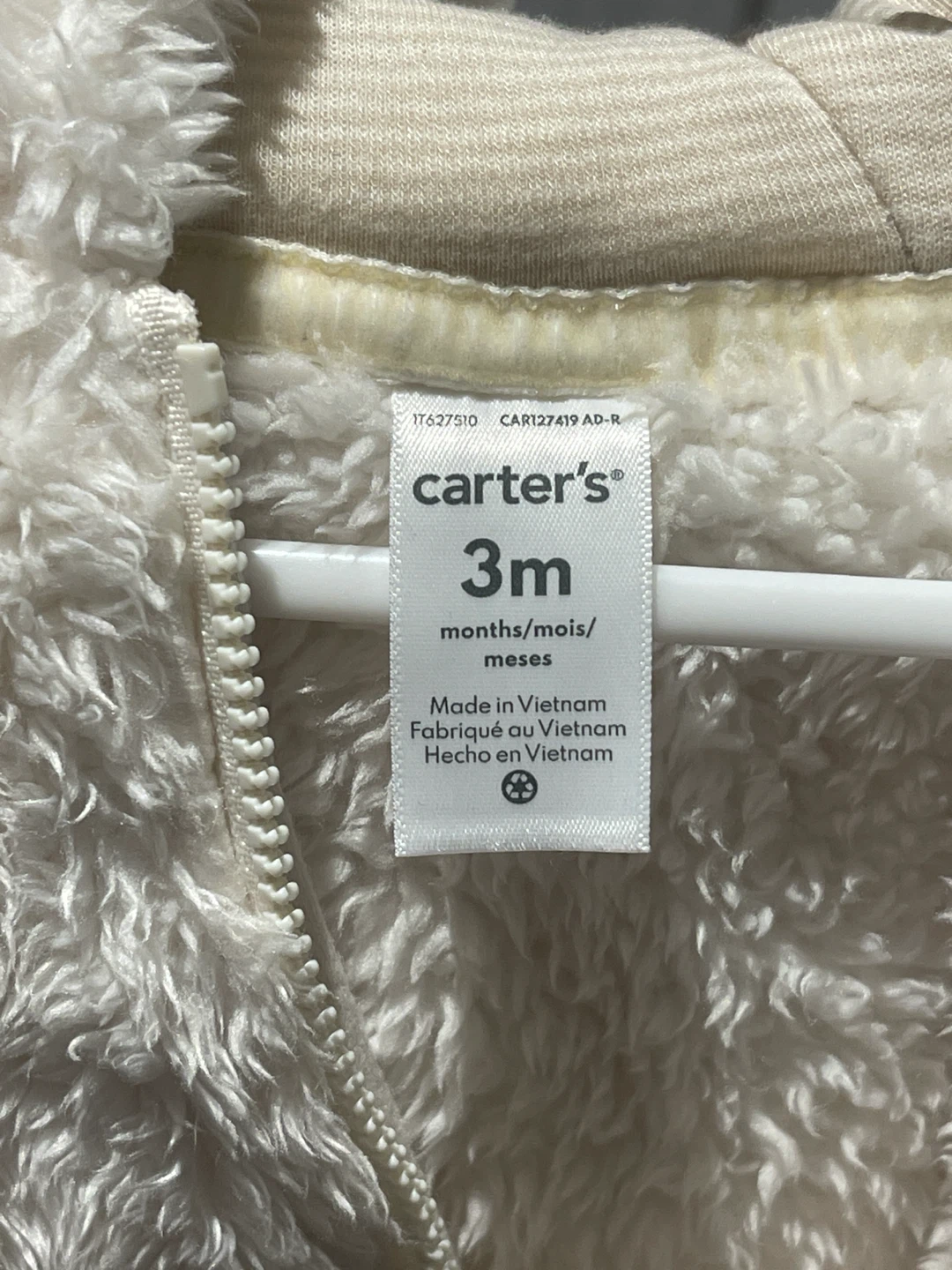 Carter's Baby Fleece Long-Sleeve Jumpsuit - photo 3