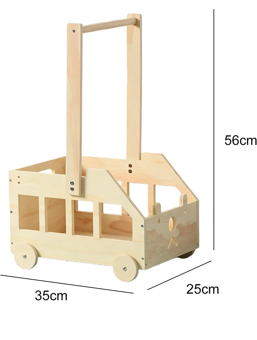 Wooden bus storage trolley - photo 2