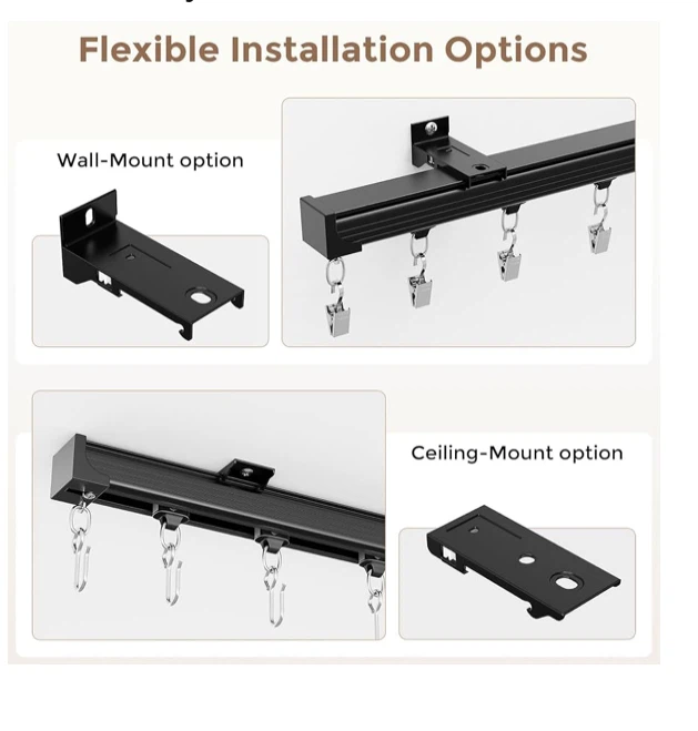 9 FT Curtain Track System