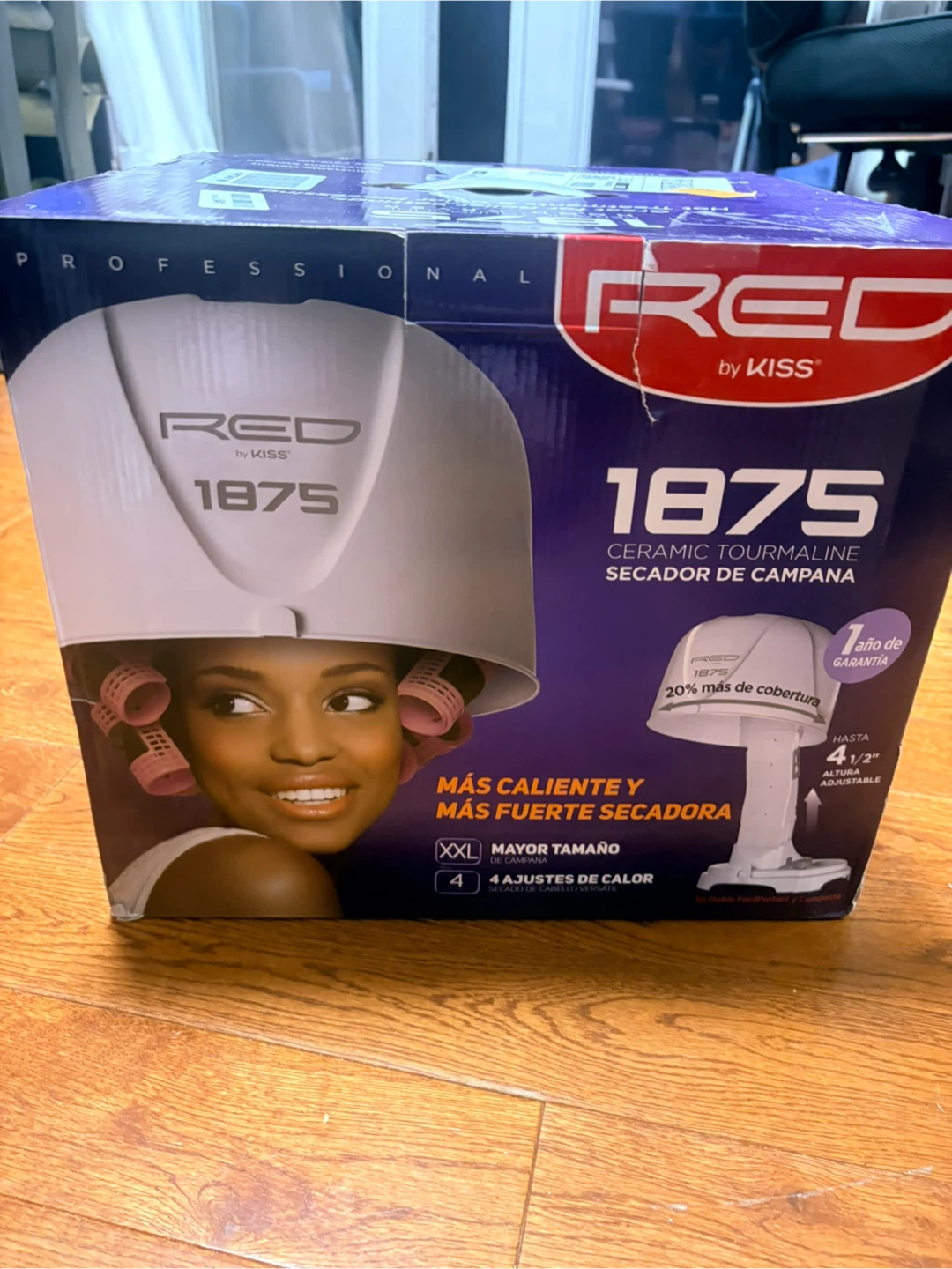Red by Kiss 1875W Ceramic Hood Dryer