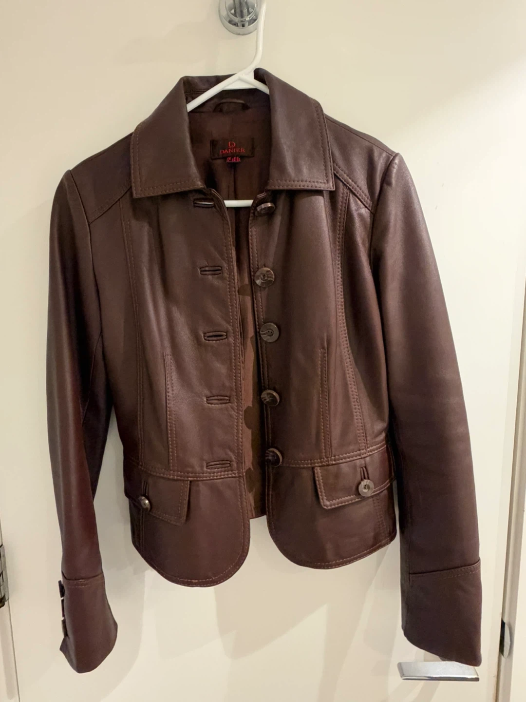 Danier Brown Leather Jacket