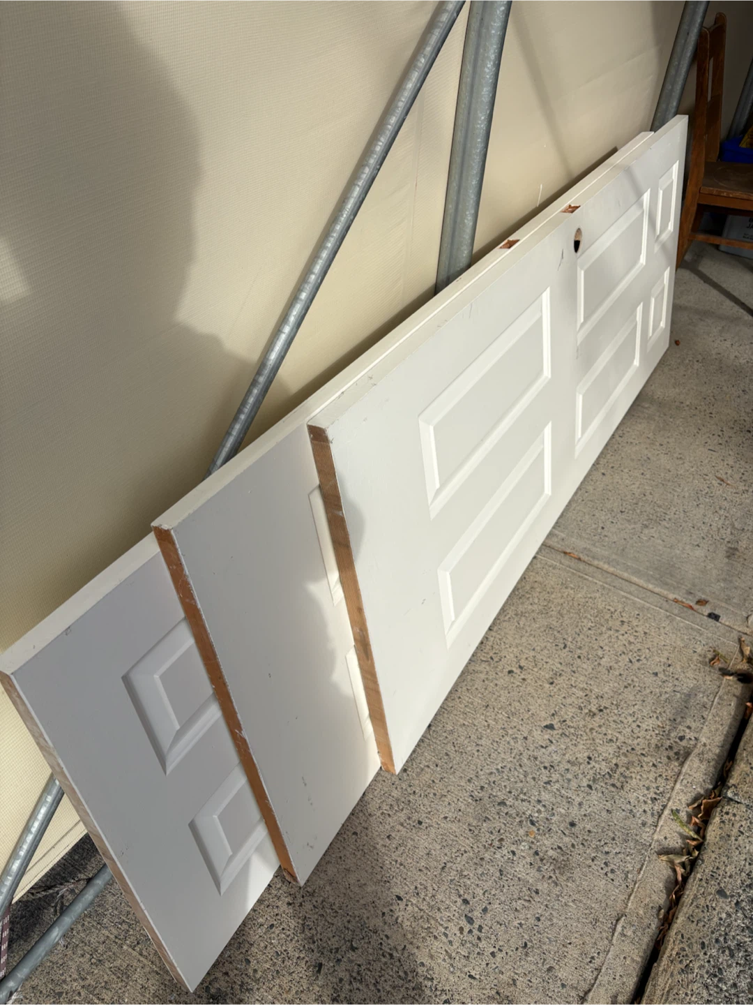 Three White Interior Doors