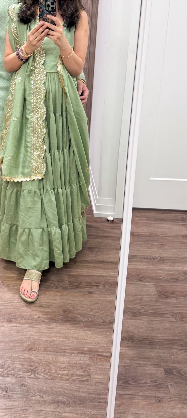 Sage Green Tiered suit Set - photo 2