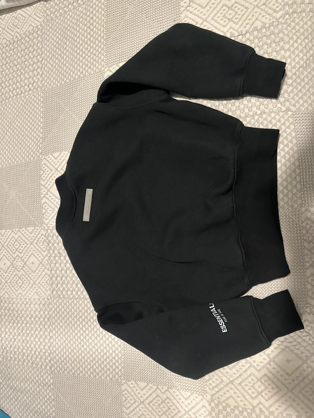 Essentials Fear of God Sweatshirt Black for kid