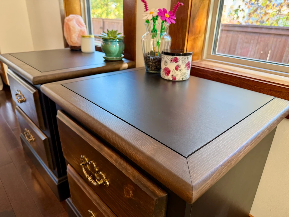 Refinished Solid Wood Nightstands - photo 5