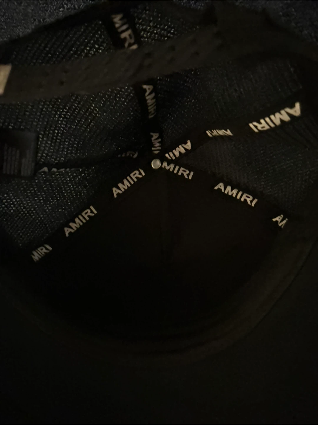 Amiri Trucker Hat Black and Orange - photo 2
