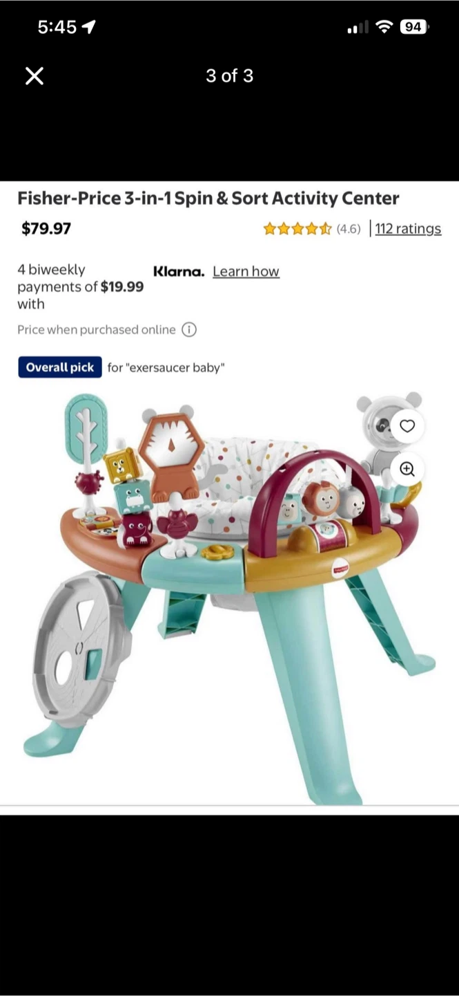 Fisher-Price 3-in-1 Spin & Sort Activity Center - photo 3