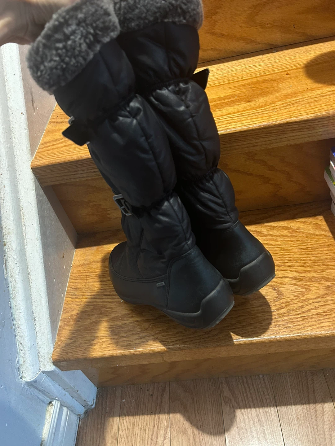 ECCO Black Gore-Tex Winter Boots Women Size 8 - photo 4