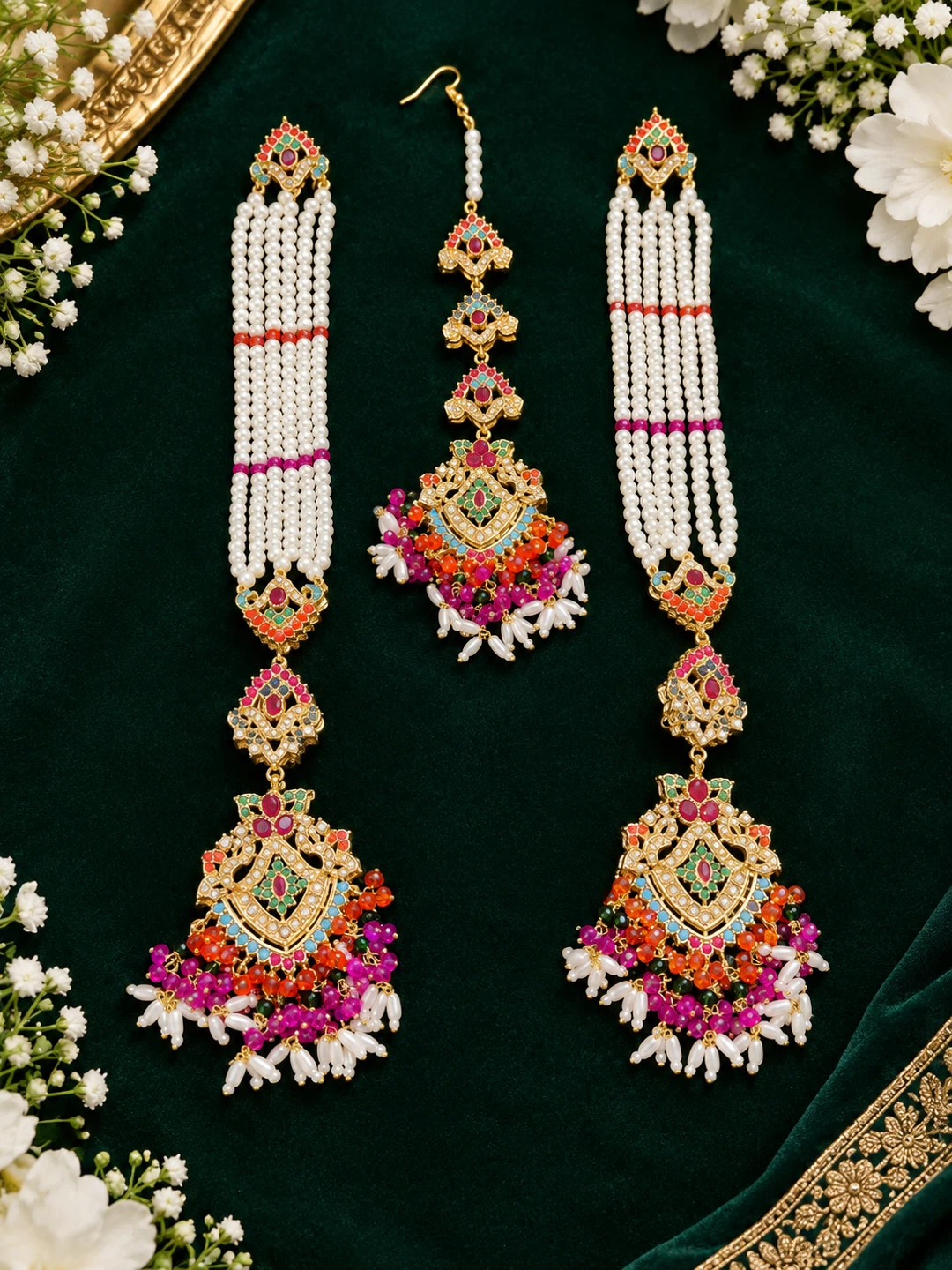 Traditional Multi-Color Pearl Jewelry