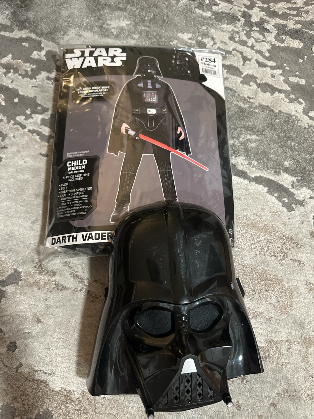 Star Wars Darth Vader Child Costume Size Medium