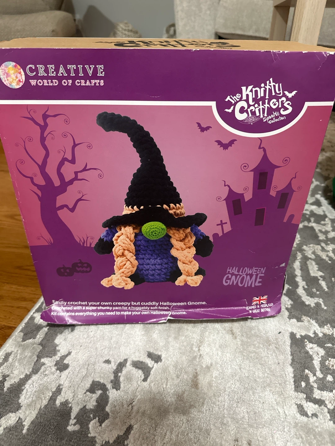 New Halloween Gnome Crochet Kit