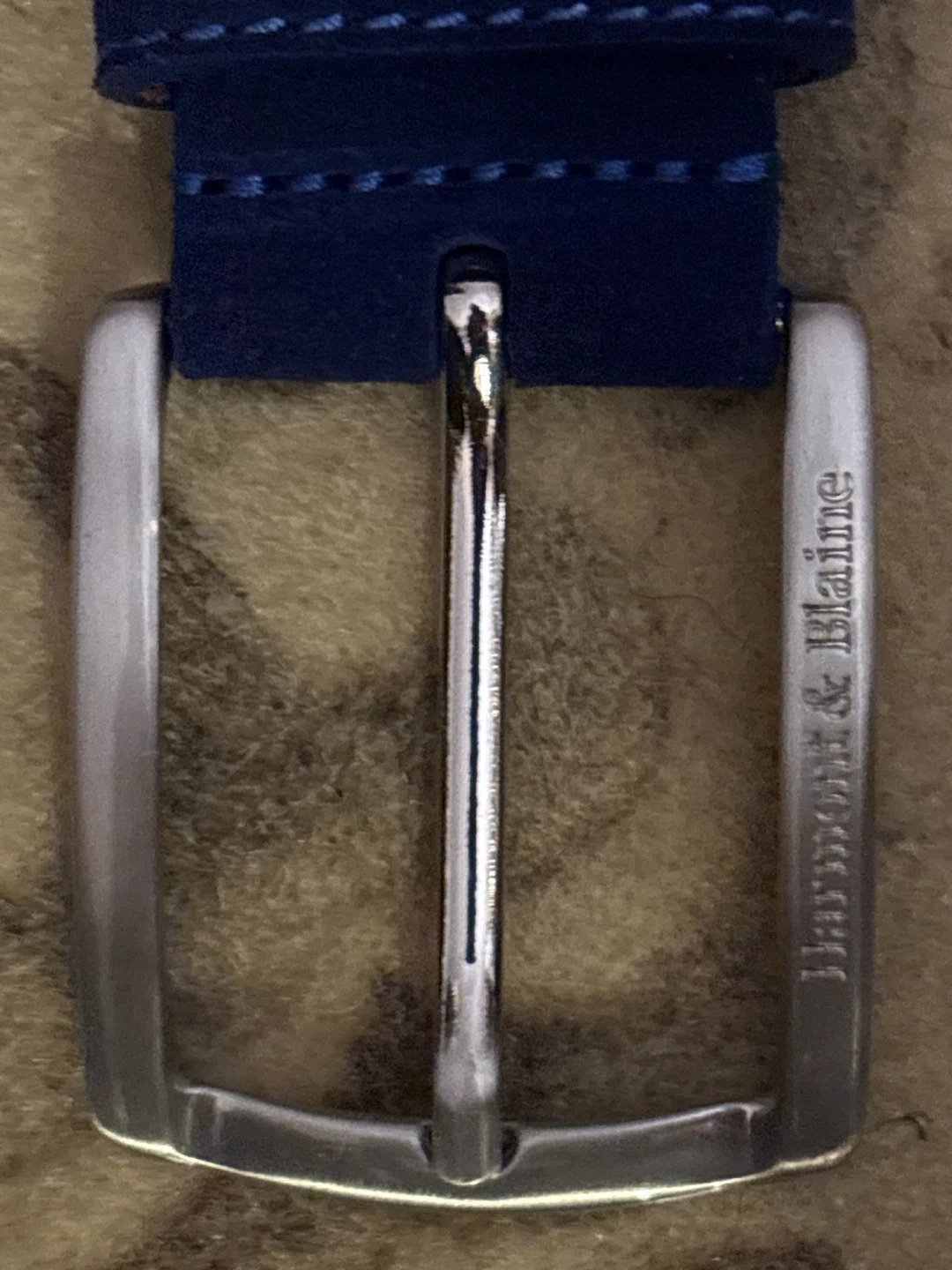 Harmont & Blaine Blue Suede Belt - photo 2