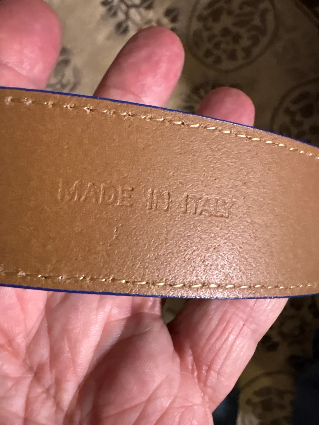 Harmont & Blaine Blue Suede Belt - photo 4