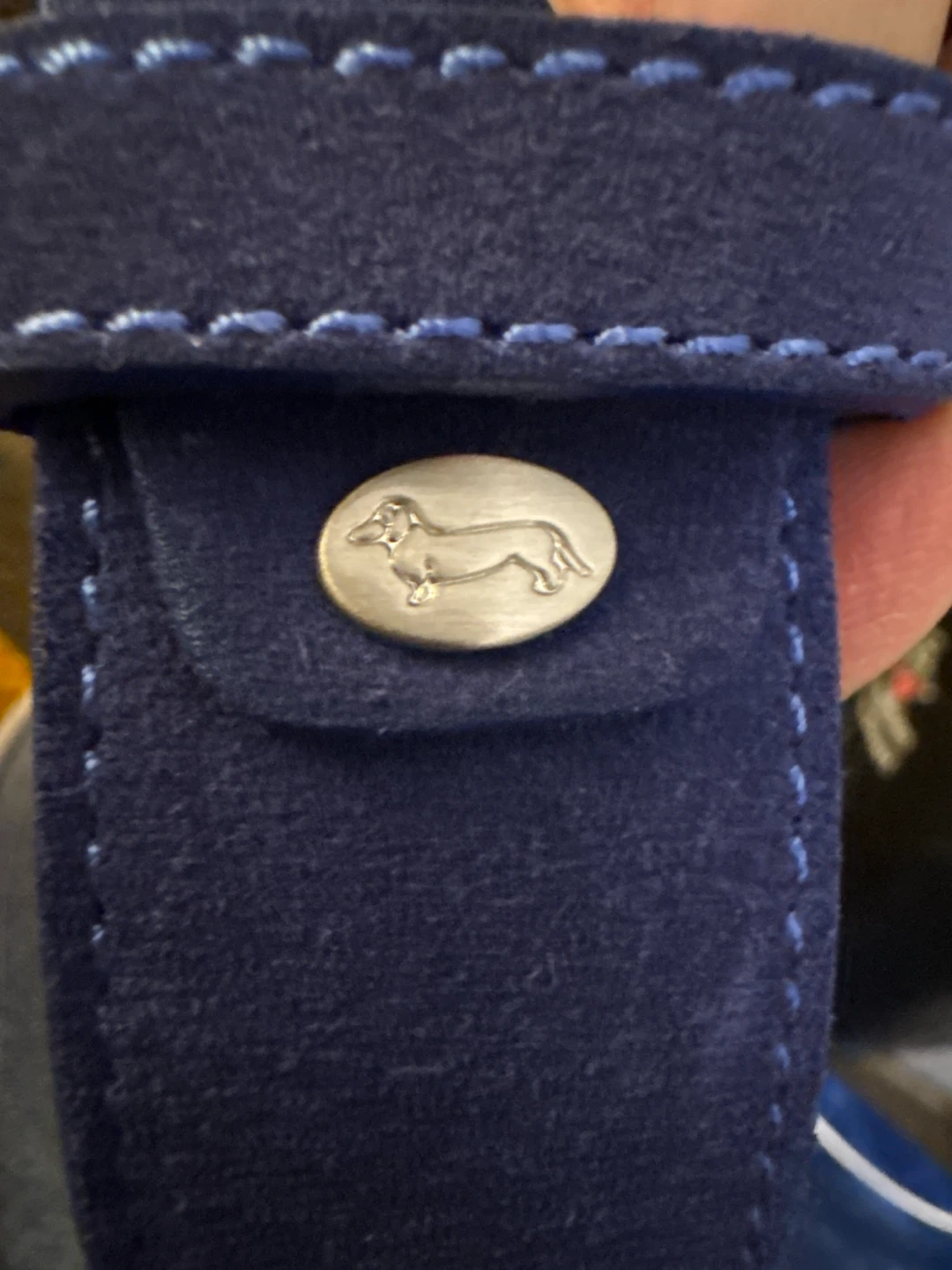 Harmont & Blaine Blue Suede Belt - photo 5