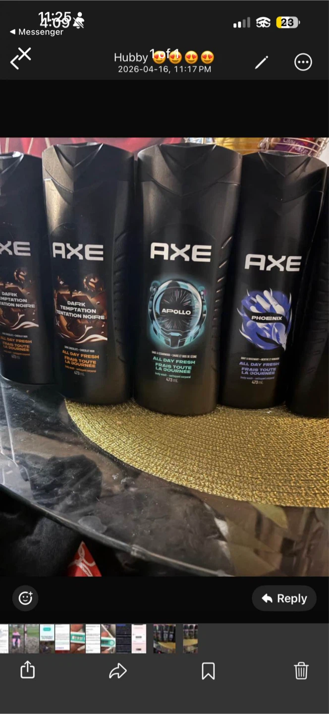Axe Body Wash Assorted Scents