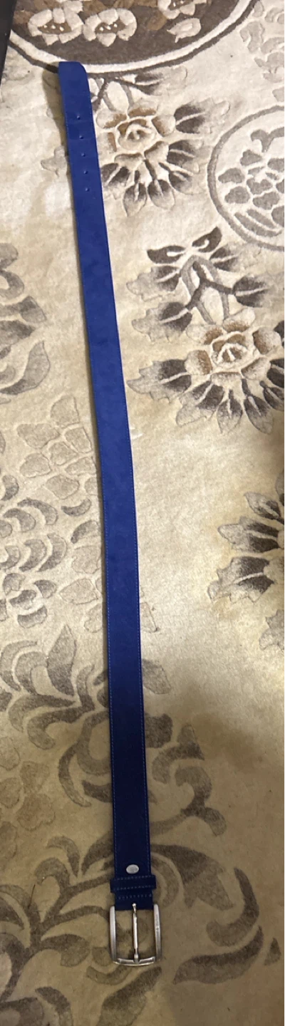 Harmont & Blaine Blue Suede Belt