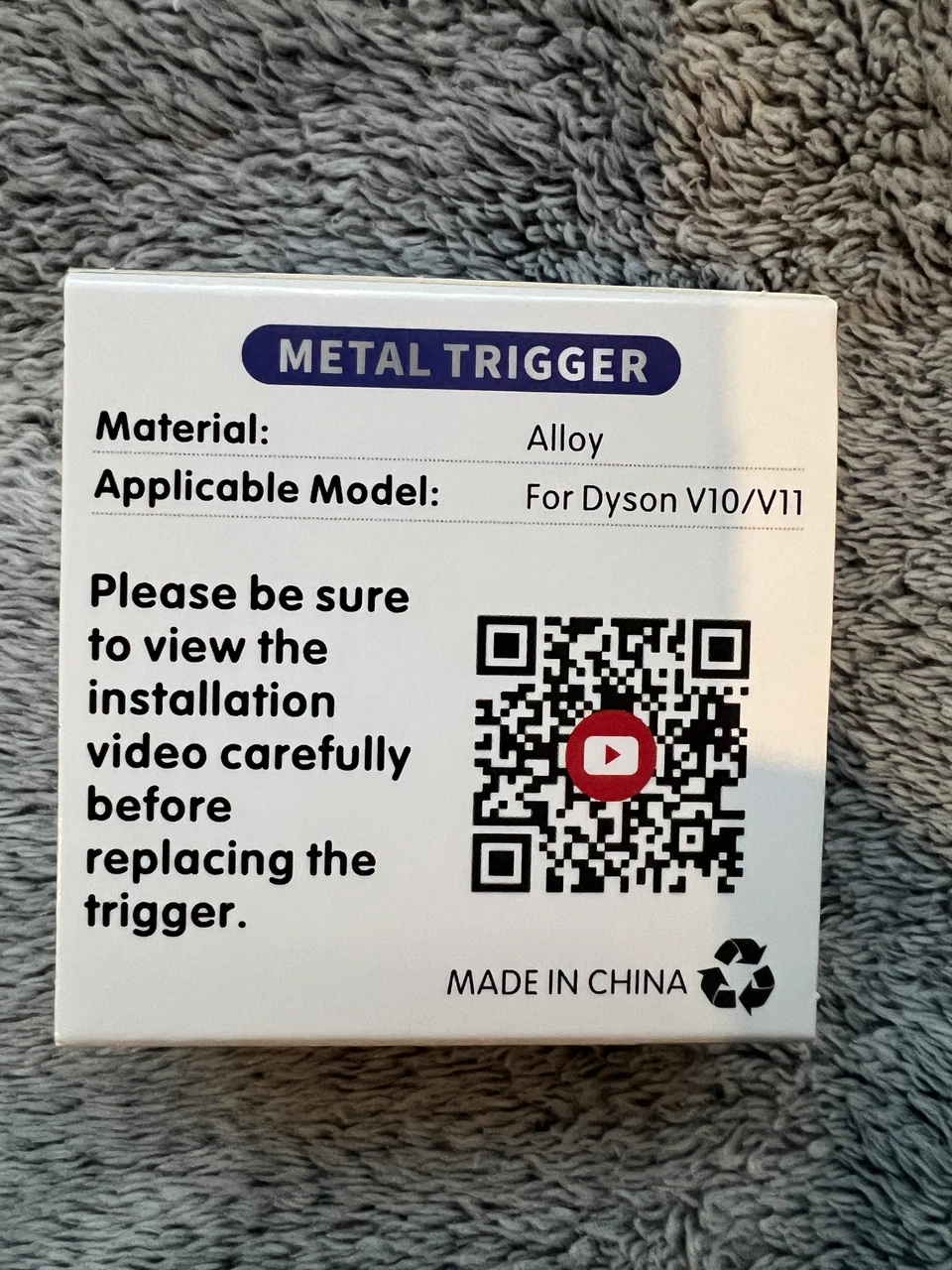 Metal Trigger Switch Button Replacement for Dyson V10 V11 SV12 - photo 3
