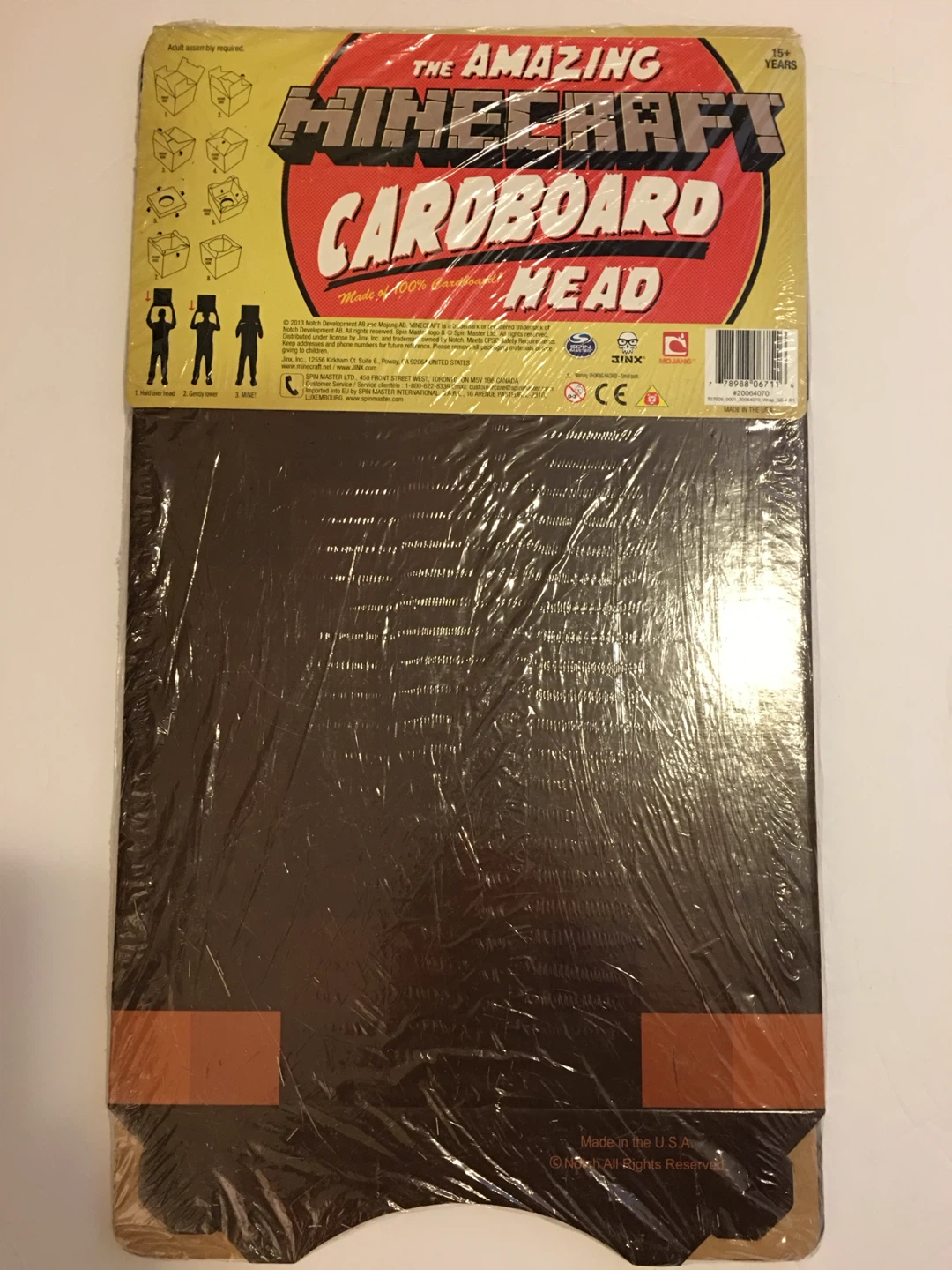 Minecraft Cardboard Steve Head - photo 2