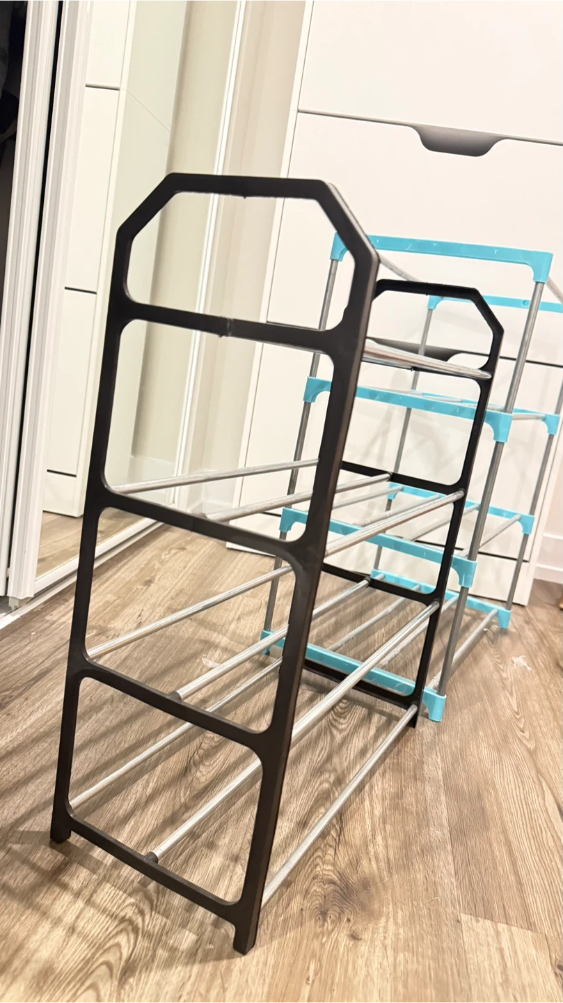 Two pcs Metal Shoe Racks