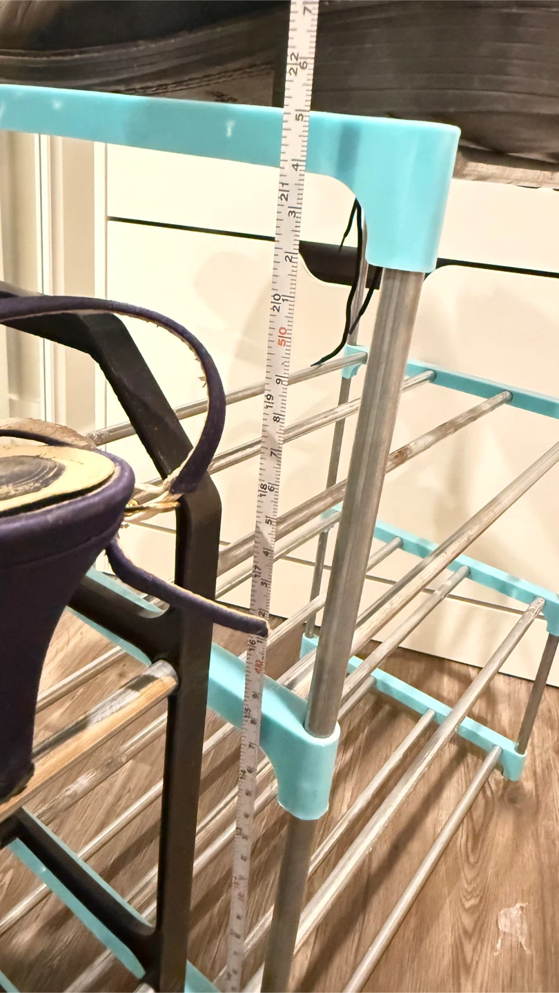 Two pcs Metal Shoe Racks - photo 4