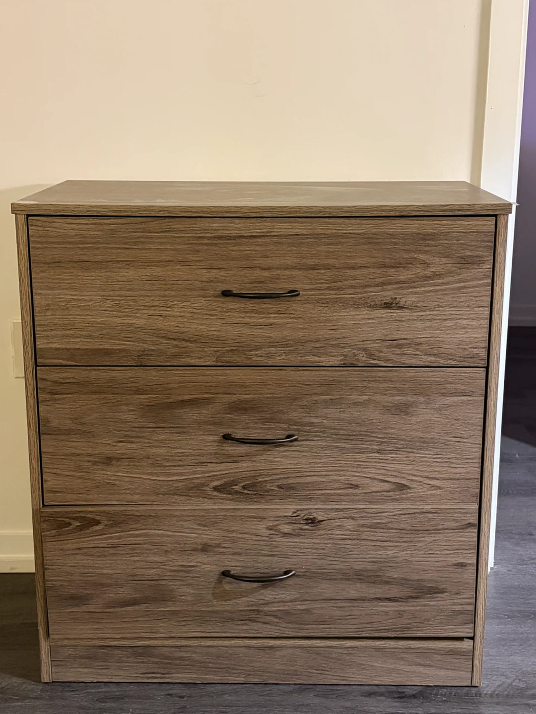 3-Drawer Dresser in Driftwood Finish
