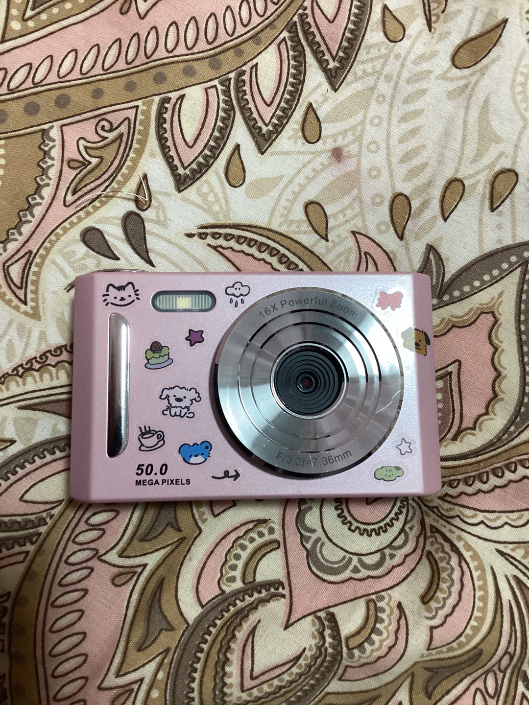 Pink 50MP Digital Camera