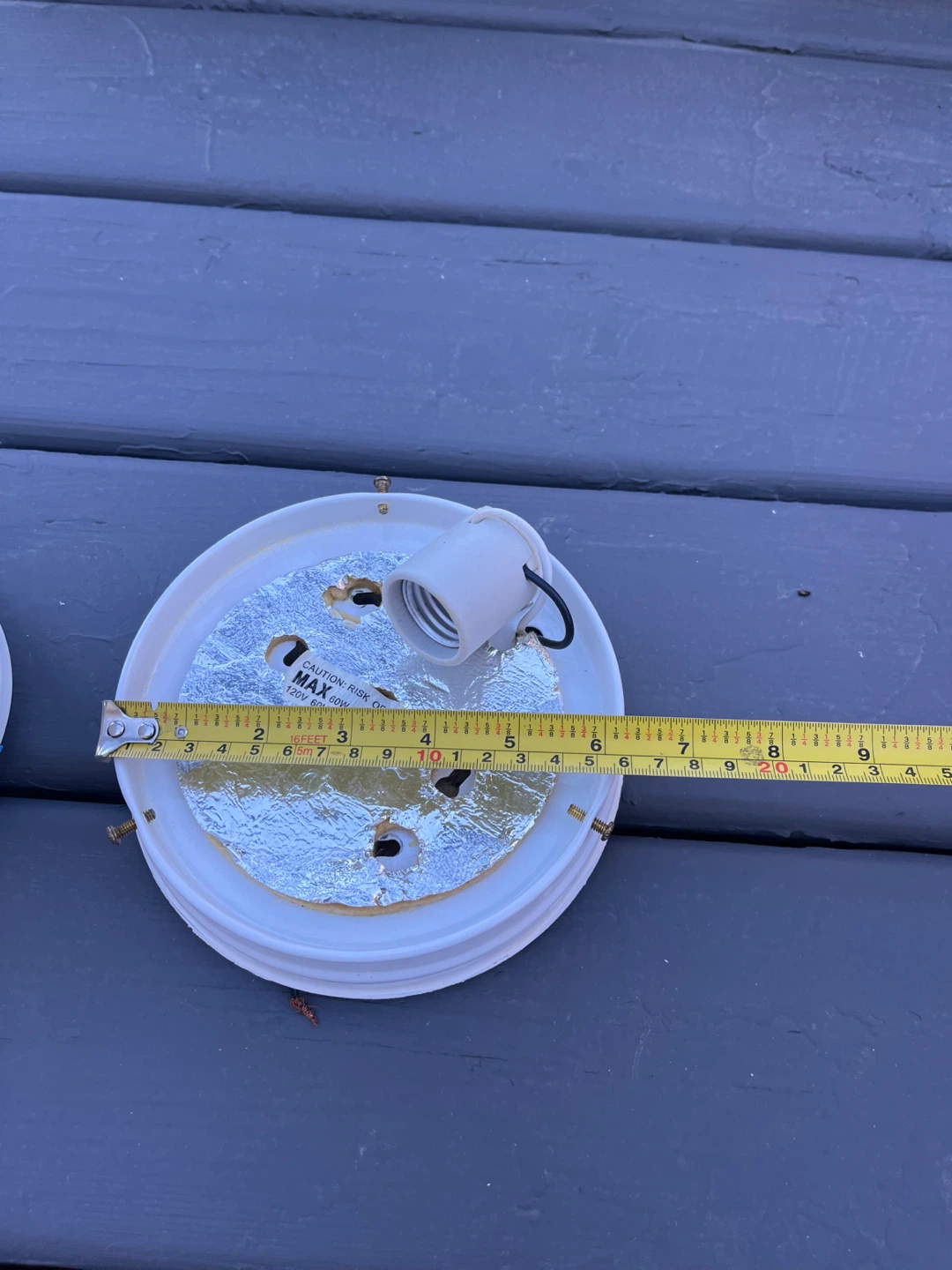 Flush Mount Ceiling Light Fixture Base