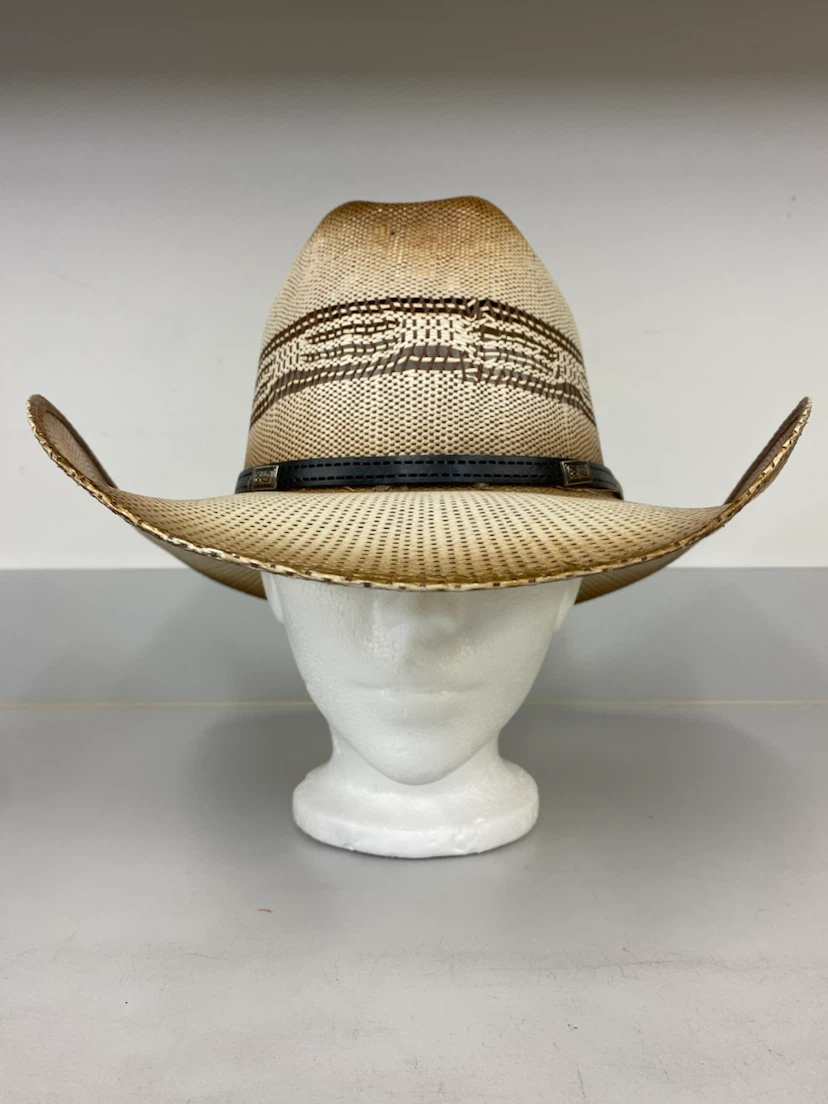 Dallas Hats “Buster” Two-Tone Western 100% Straw Cowboy Hat - M