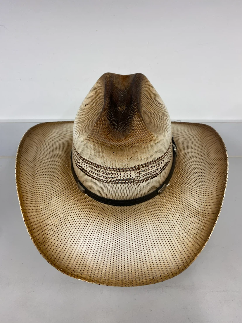 Dallas Hats “Buster” Two-Tone Western 100% Straw Cowboy Hat - M - photo 2