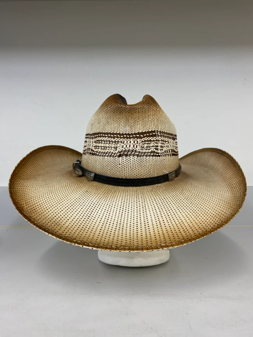 Dallas Hats “Buster” Two-Tone Western 100% Straw Cowboy Hat - M - photo 5